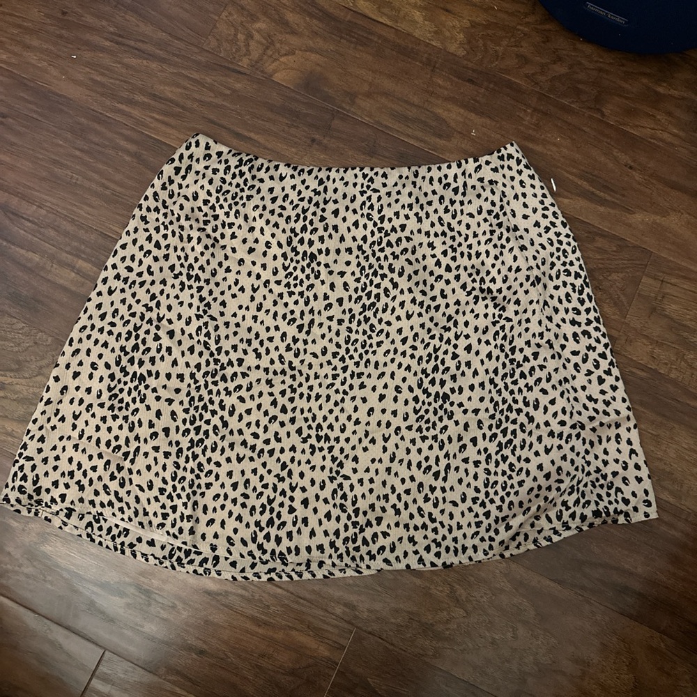 Princess Polly A-Line Skirt in Classic Black
